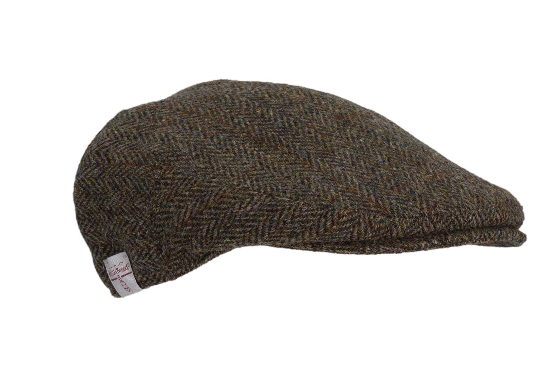 WALKER AND HAWKES - Cappello Piatto Harris Tweed Oakmoor