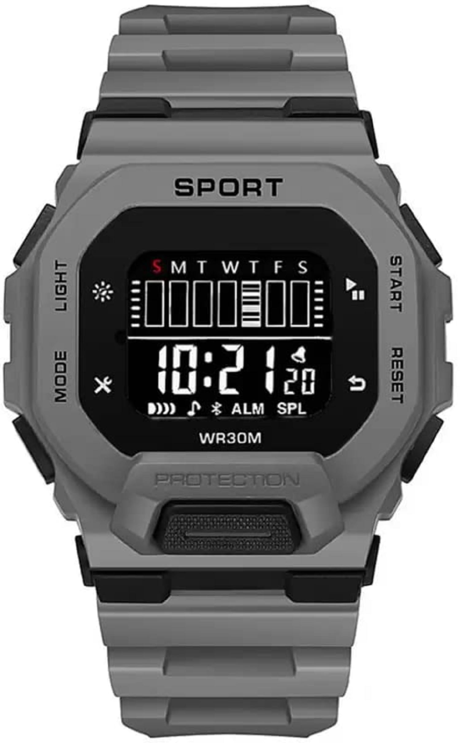 Viser Digital Dial Shock-Proof Water & Dust Resistant Alarm Stopwatch Student Watch for Boys & Girls (Age 5-17 Years)-GSK-101 Grey (B0CTGHWNK8) Amazon Price History, Amazon Price Tracker