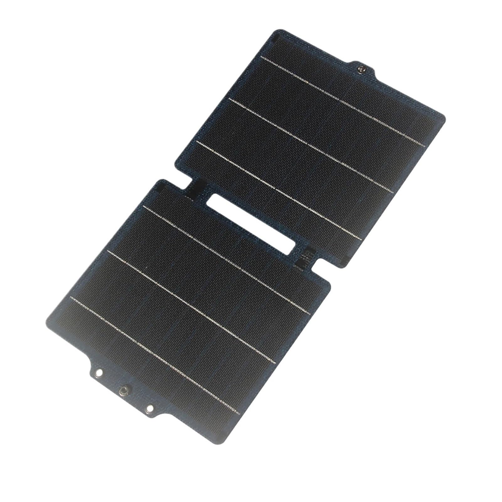 Cargador solar plegable 10W 5V ETFE con puerto USB para móviles