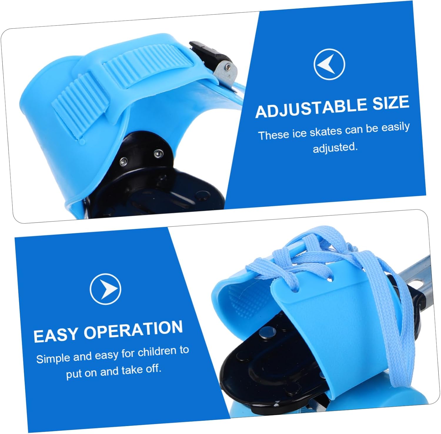 ibasenice Adjustable Boy Girl's Roller Skates Simple Four Wheel Skating Shoes Boys and Girls Skating Accessory for Outdoor Activity