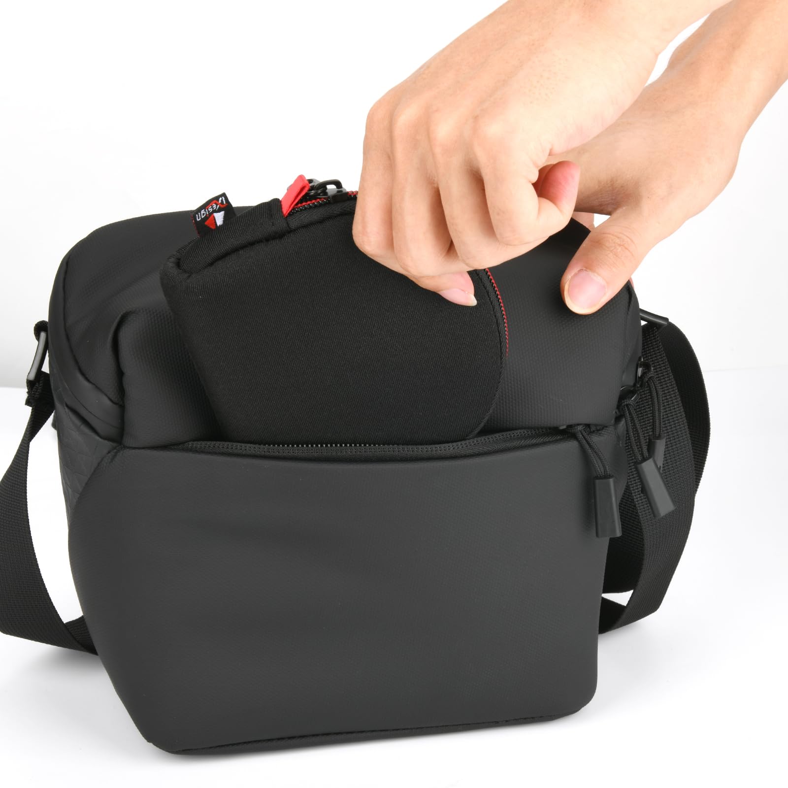 Lightning Power – Filtres pour appareils portables Sacs pour rond filtres jusqu'à 82 mm, résistant à l'eau en Lycra Motif pochette de filtre pour objectif, s