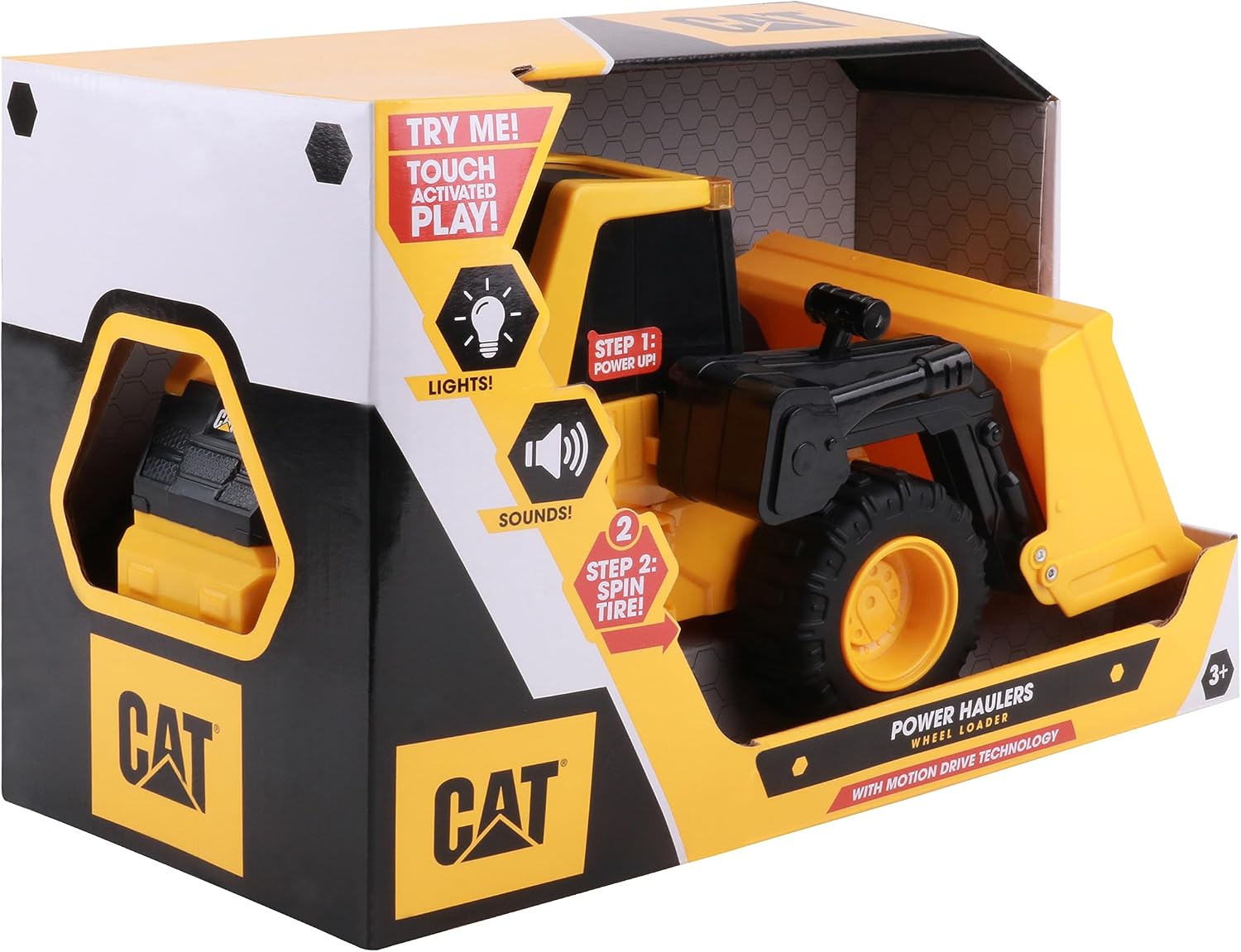 Cat Construction Power Haulers Wheel Loader, Yellow