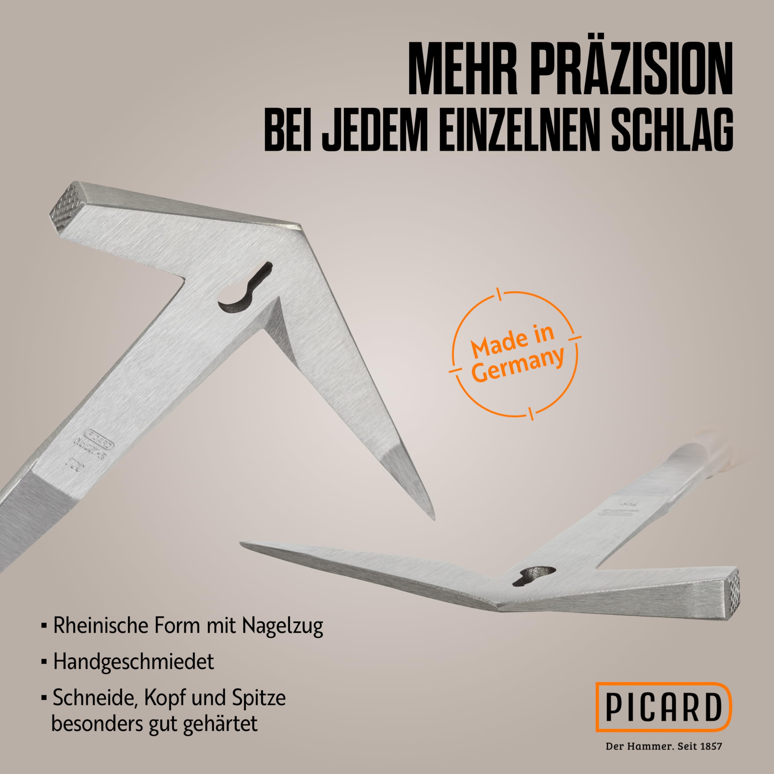 PICARD x DACHKRONE Set 1 – Schieferhammer Nr. 207 R XL & Haubrücke Nr. 209 gebogen