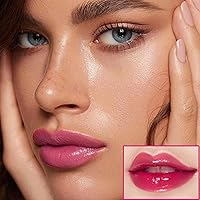 Vista 7 de Lápiz labial Crystal Flower Jelly con flor en el interior Magic PH que cambia de color, bálsamo labial tintado, de larga duración, impermeable, 03+04