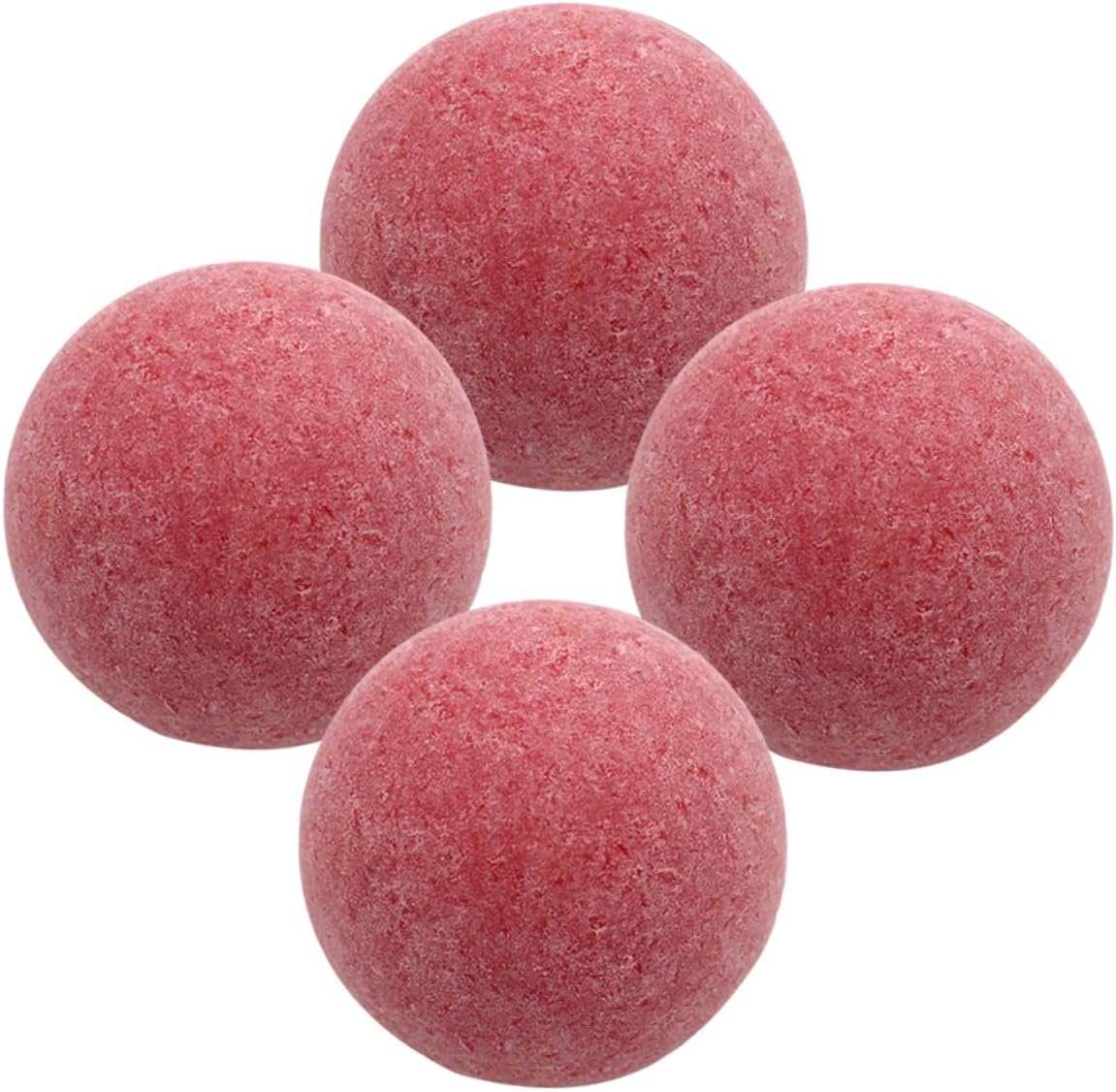 4Pcs 36mm Red Matte Foosball Balls Professional Table Soccer Accessories Increased Grip for Enhanced Control Suitable for Home School and Entertainment
