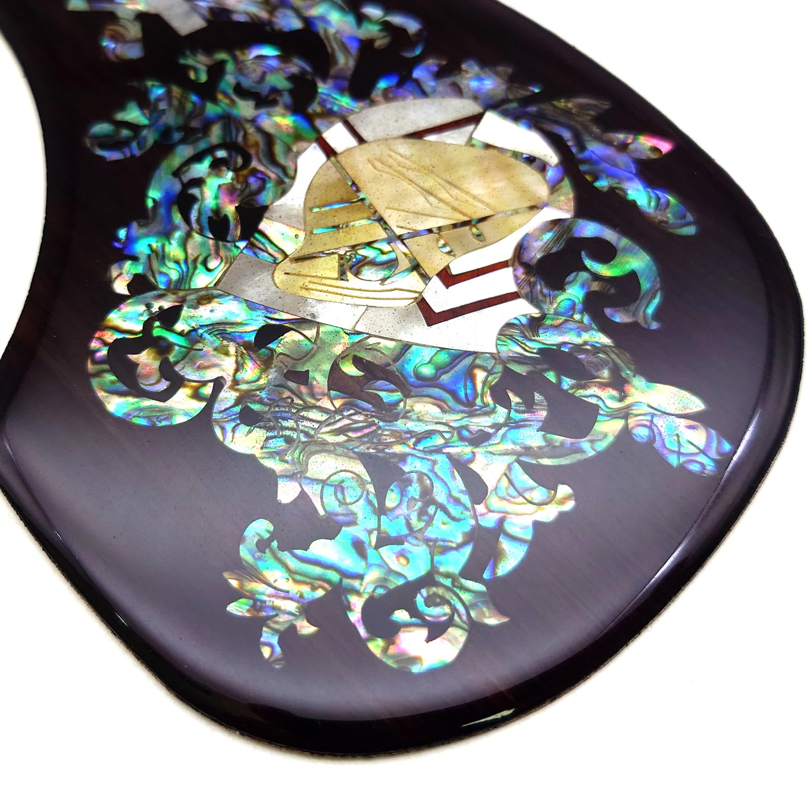 Guitar Pick Guard, Battipenna in abalone in palissandro autoadesivo for Chitarre acustiche folk D-45 Taylor(29)