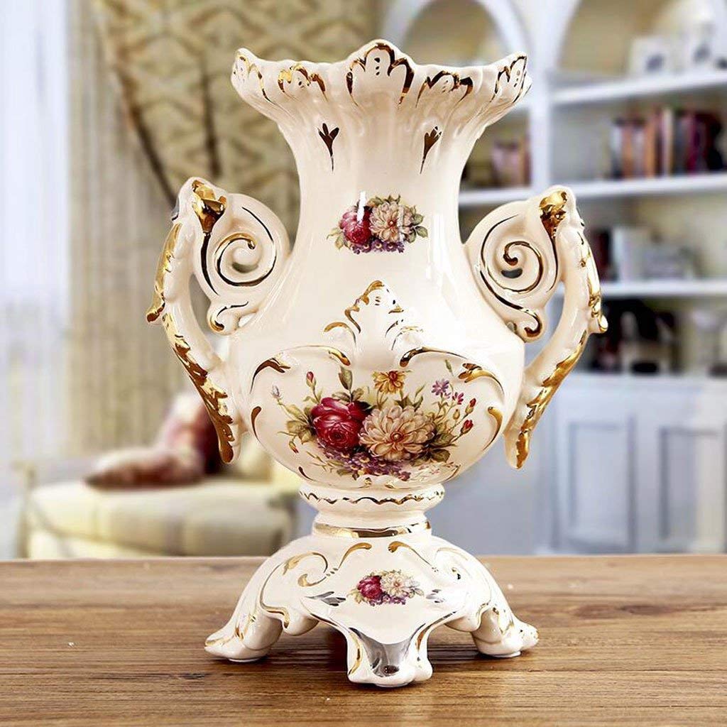 Vase en céramique de table pour stabiliser vos bouquets rétro