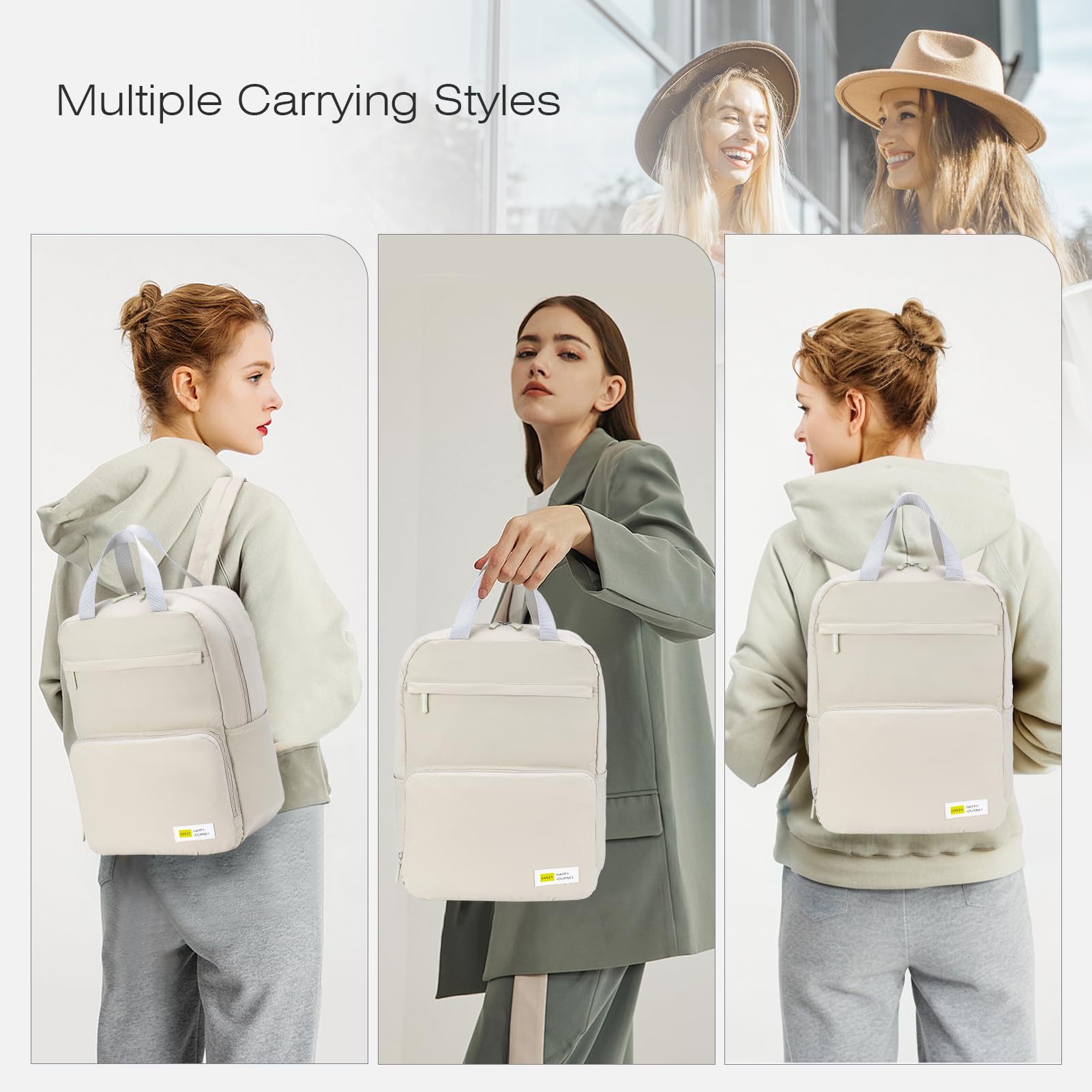 SPAHER Plegable Mochila Viaje Cabina Avion 40x30x15cm British Airways Mochila de Viaje para Mujer Mochila Pequeña Mochila de Senderismo para Deporte al Aire Libre Mochila Informal para la Escuela