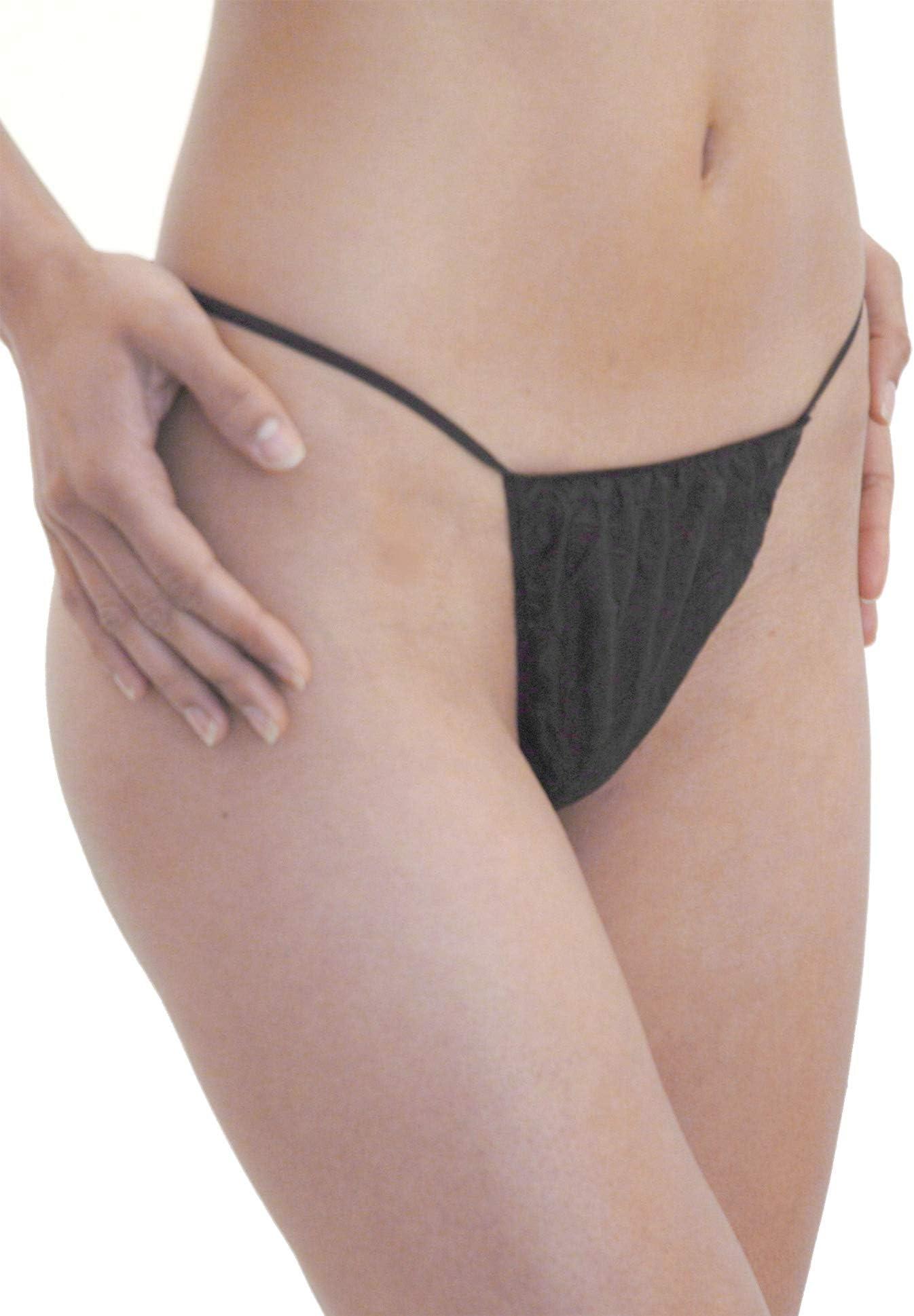 APPEARUS Disposable T-string Thong Bikini Panties for Spray Tanning and Spa Treatments (60 Count/DP108x5)