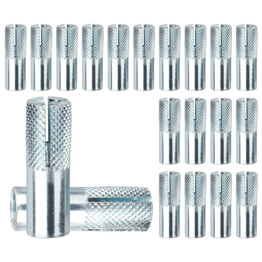 Pernos de expansión Pernos de expansión, Pernos de Anclaje, 20 Piezas - Tuercas de Tornillo for Perno de expansión Interior con Rosca, M6 / 20 Piezas(M8/20 Pieces)