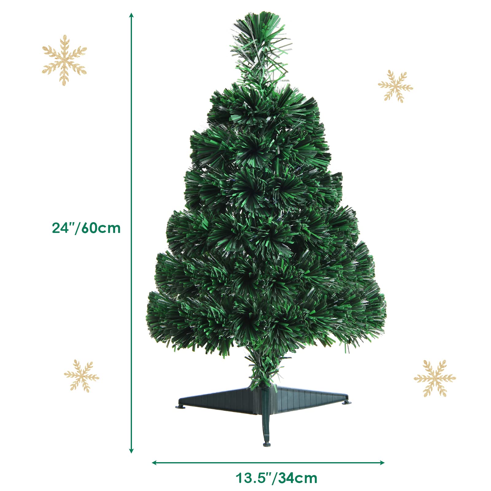 Künstliche Weihnachtsbäume mit 60 PVC-Zweigspitzen