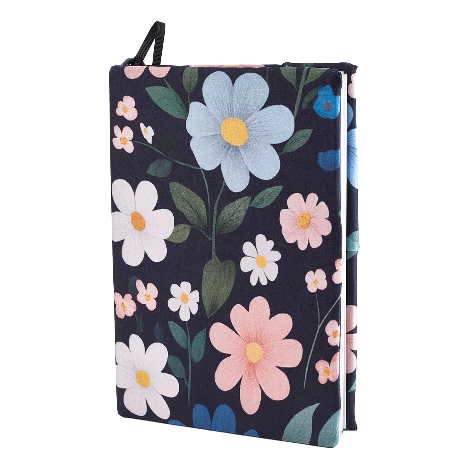 NICENEEDED Colorful Flowers Book Sleeve, Washable
