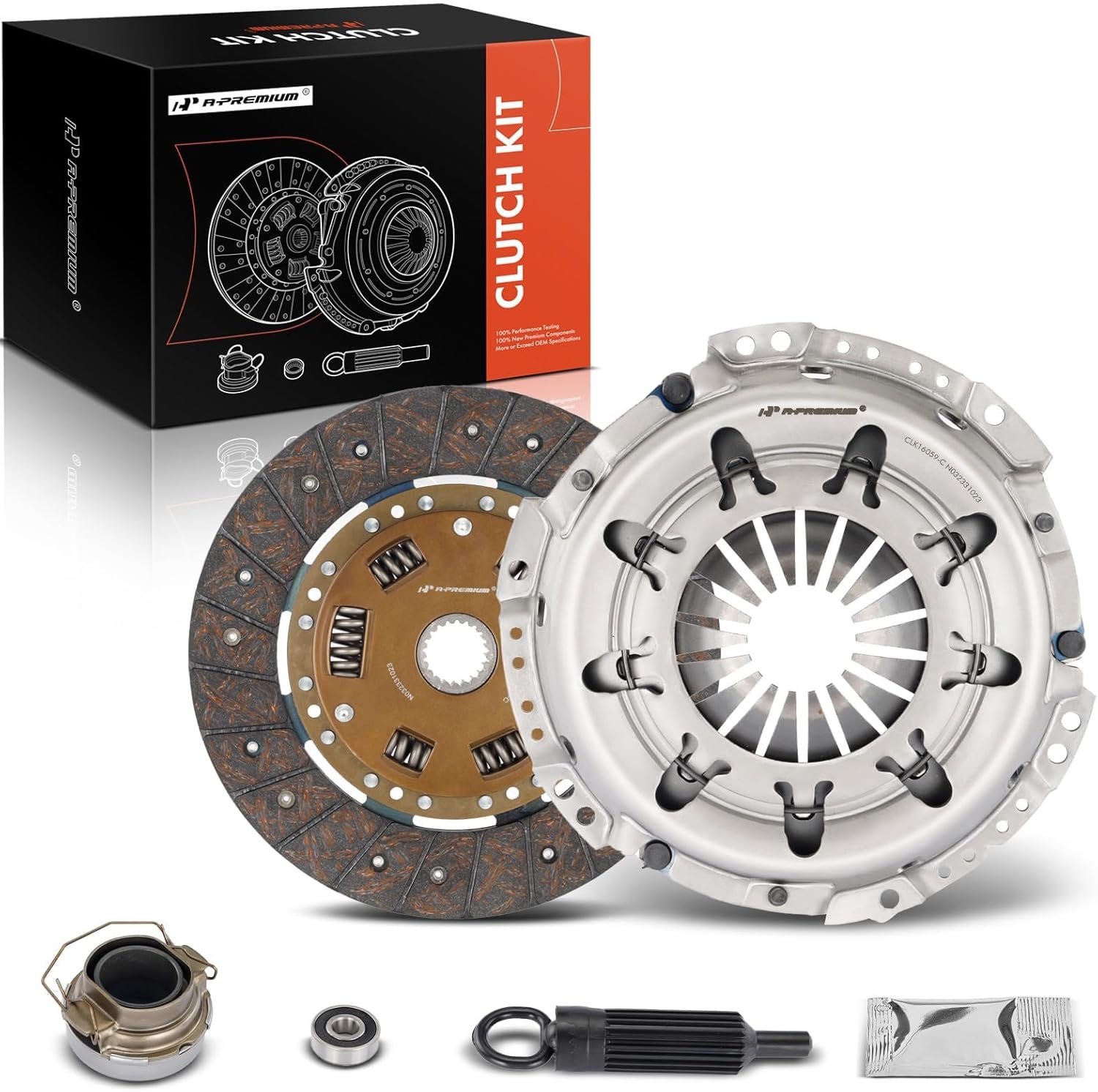 A-Premium Transmission Clutch Kit Set Compatible with Toyota 4Runner 1988-1995, Pickup 1988-1995, T100 1993-1994, V6 3.0L, SOHC Naturally Aspirated