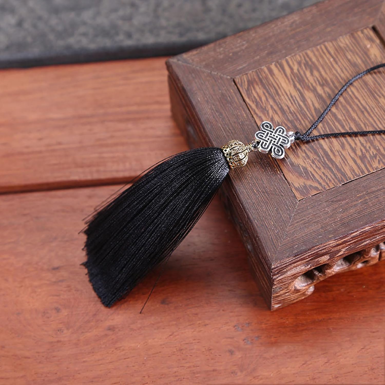 Chinese Knot Tassels Pendant, Handmade Polyester Tassels, Great for Home Decors and Festival Ornament