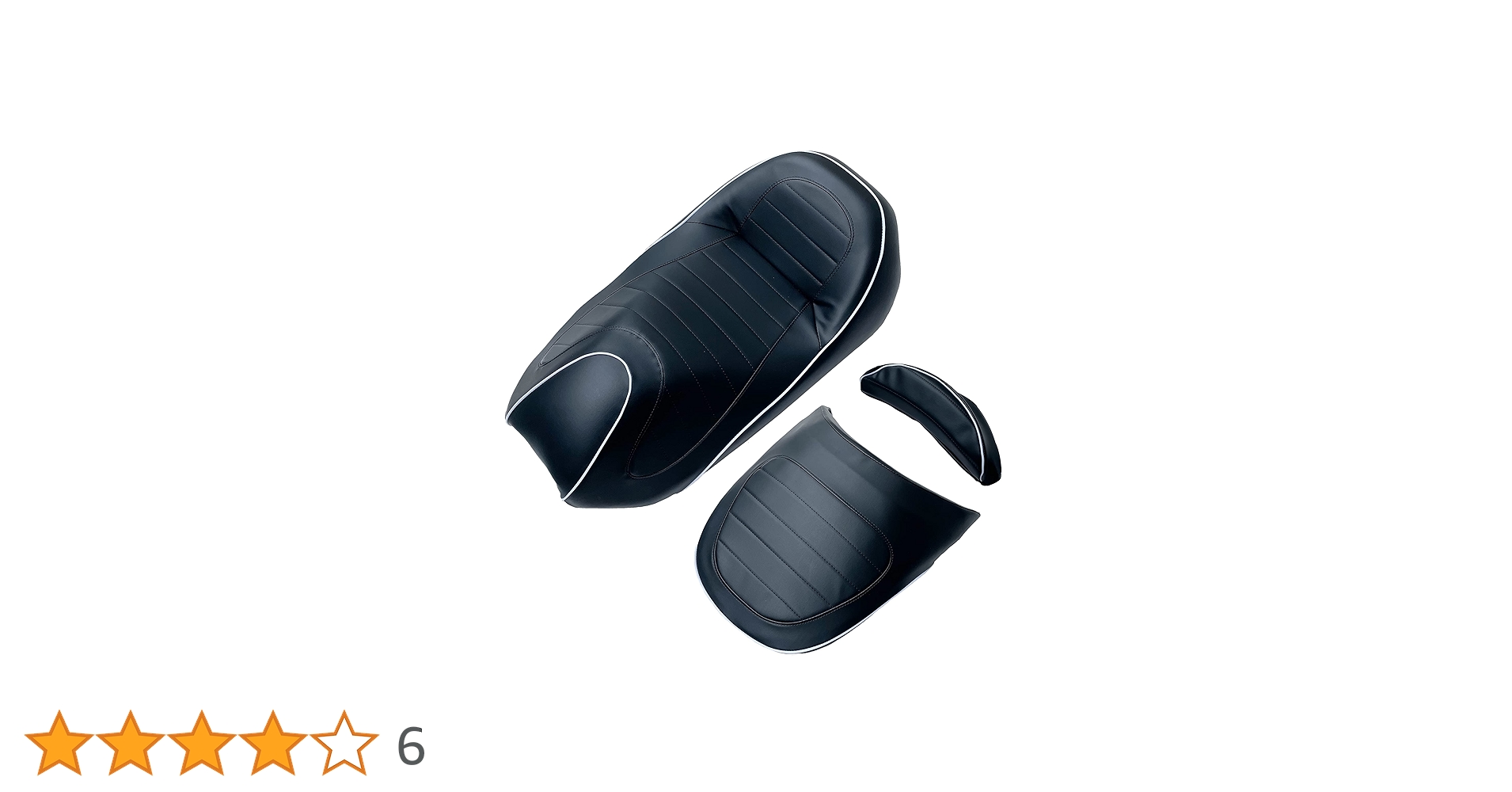 Amazon | マジェスティ 250/C SG03J 純正風 シート 艶消し黒／白