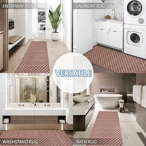 Miniatura 7 de Alfombra de pasillo de tamaños personalizados de 3 x 5 pies, alfombra de área para interiores y exteriores, alfombras de área con respaldo de goma