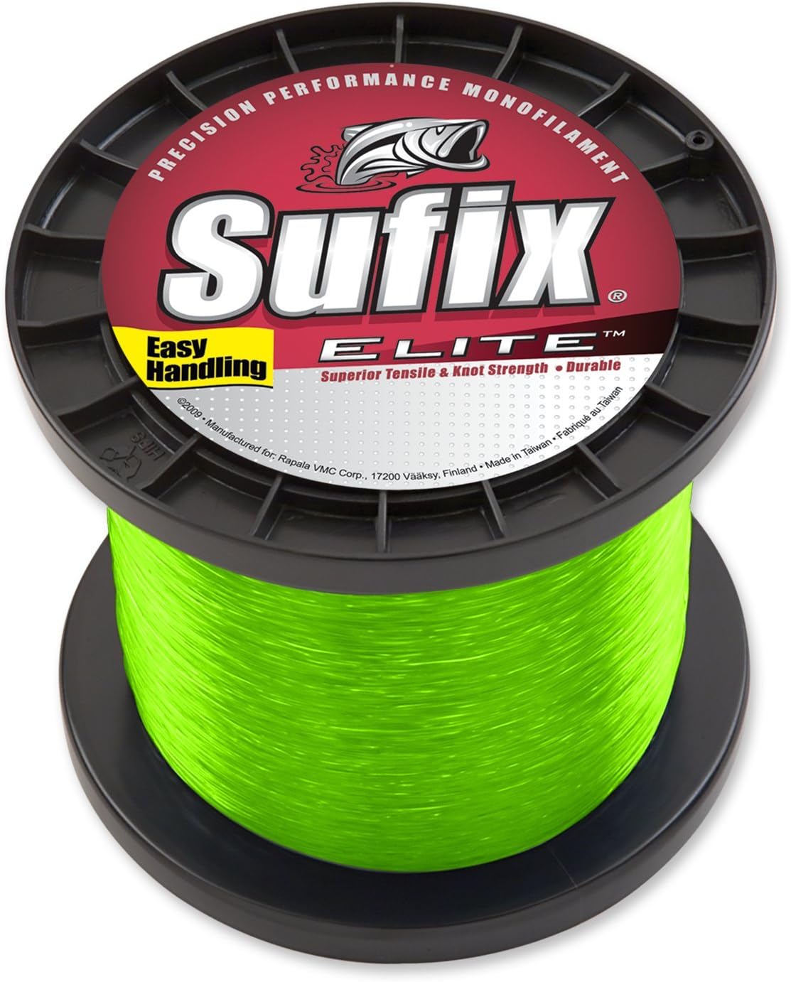 Sufix Elite 3000Yards Spool Size Fishing Line (Yellow, 12Pound) Monofilament
