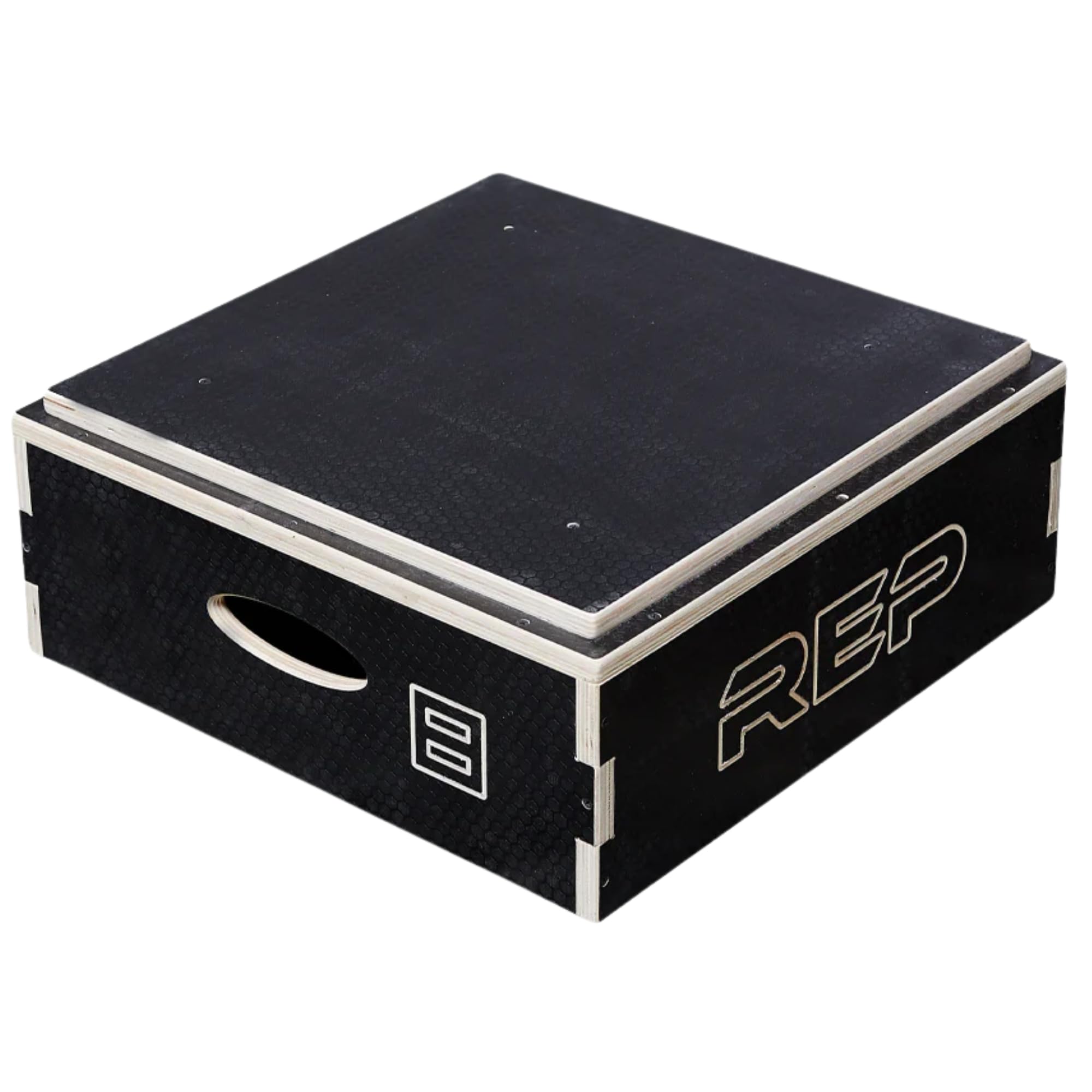 Rep Wooden Plyo Box | Stackable Jump Platforms for Home Gym Workouts | Multiple Height Options from 4, 6.8 and 12" Exercise Step Up Boxes for CrossFit