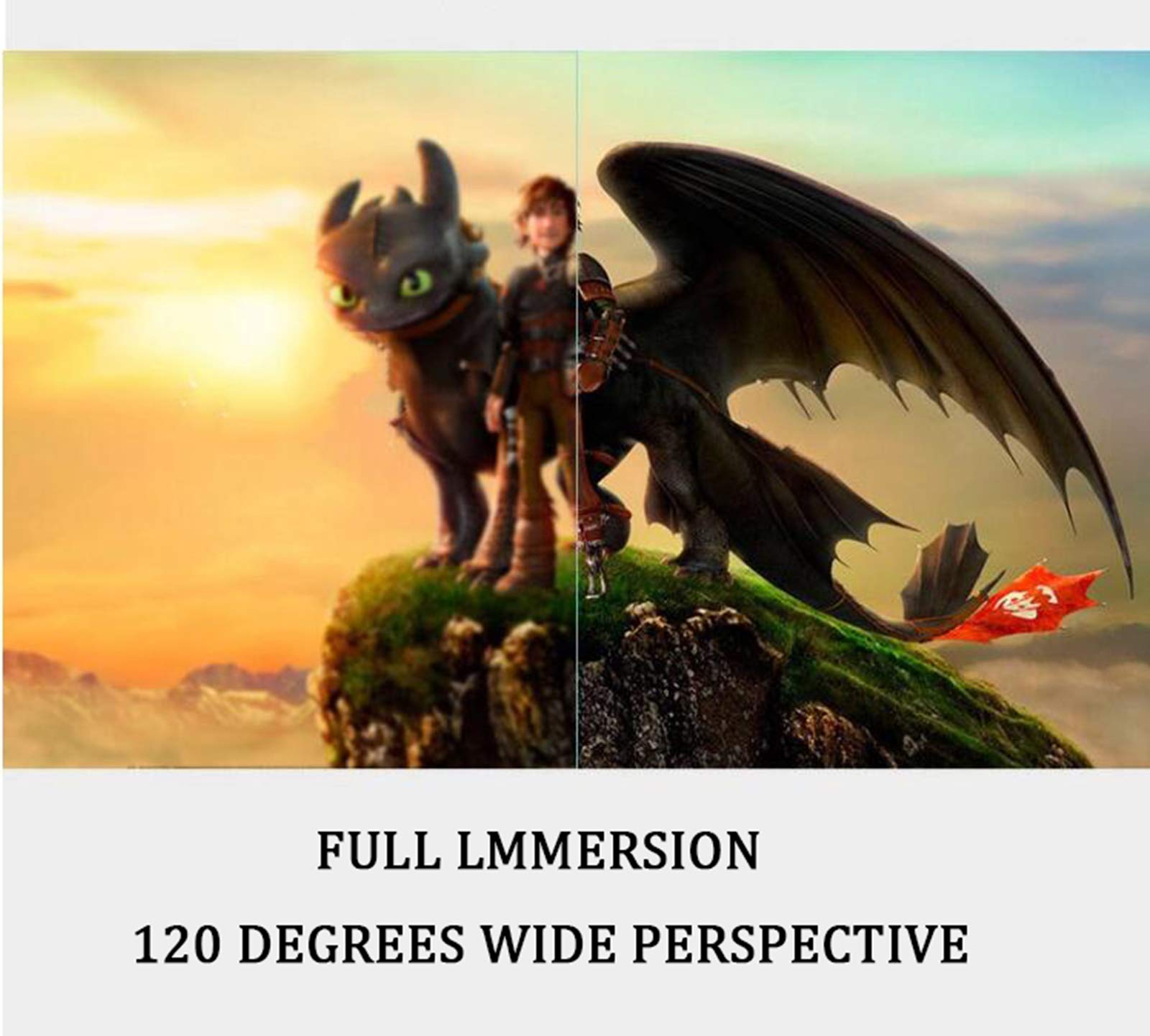 Słuchawki LAHappy VR Virtual Reality, okulary VR 3D, Smartphone VR słuchawki ze słuchawkami 120° FOV, kompatybilne z iPhone i innymi smartfonami z systemem Android 4.5 do 6.0