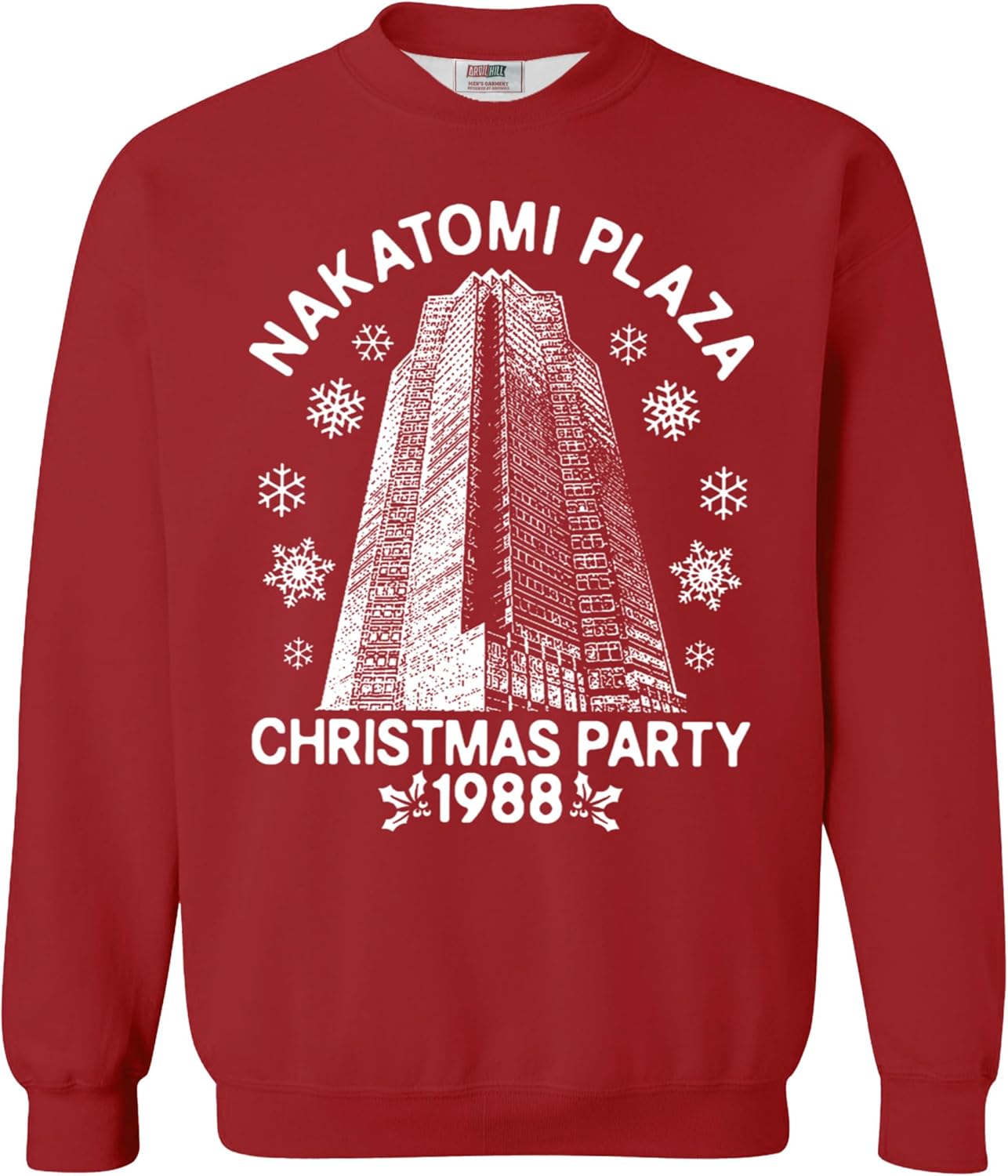Arvilhill Men's Fleece-Lined Christmas Sweatshirt Funny Xmas Crewneck Graphic Pullover (S-3XL)