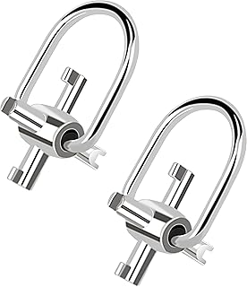 HVAC Locking Cap Key - Universal 4-Bit Multi-Use Tool for 410A & R22 Refrigerant Safety Caps, Tamper Resistant Key for Installation & Removal of HVAC Locking Caps 2 Pc