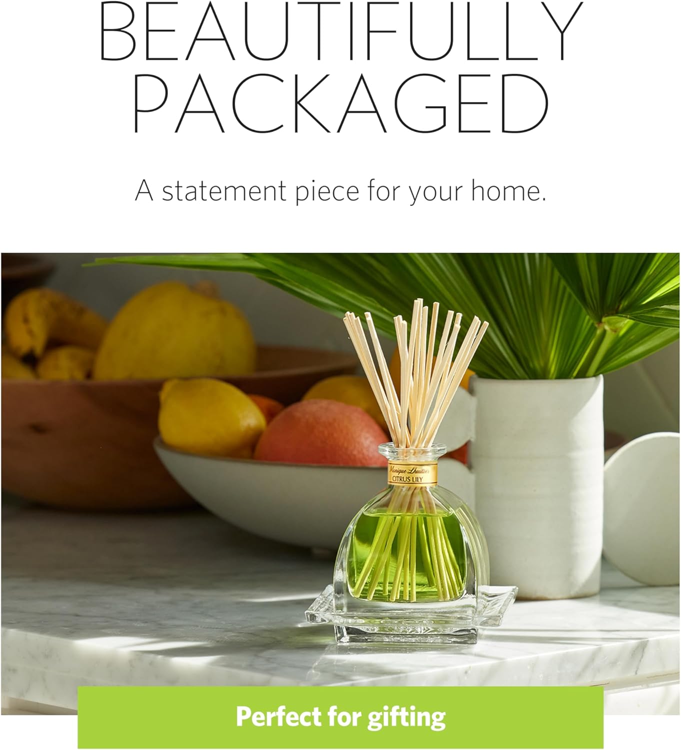 AGRARIA AirEssence & PetiteEssence Flower and Reed Diffuser Set, Luxury Home Fragrance Set, Scented Oil Reed Diffuser Gift for All Occasions