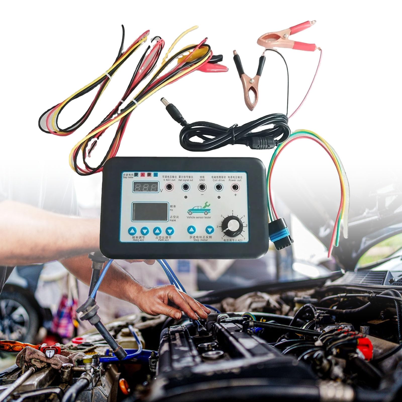 Strumento diagnostico professionale per motori automobilistici Rilevatore di guasti precisi Dati in tempo reale per Idle Stepper Rilevatore di guasti AC Strumento diagnostico automobilistico