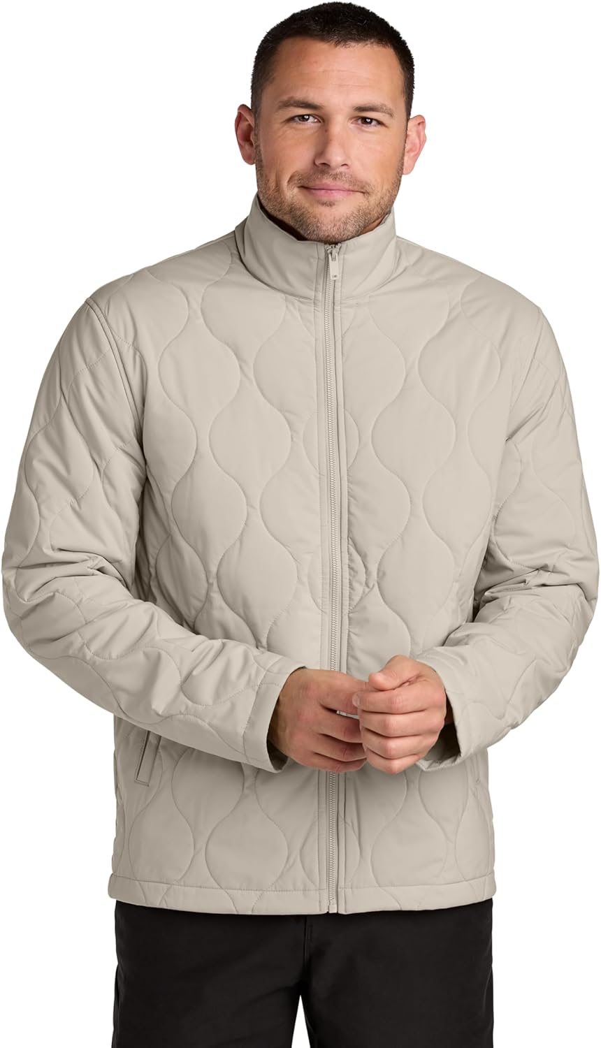 Mercer+Mettle Unisex Quilted Liner Jacket | Zip Up Puffer for Men & Women, Lightweight Insulation, Water Repellent Finish