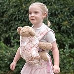 GAGAKU Baby Doll Carrier for Little Girls Doll Carrier Toy Baby Doll Carrier for Kids, Pink-Rabbit