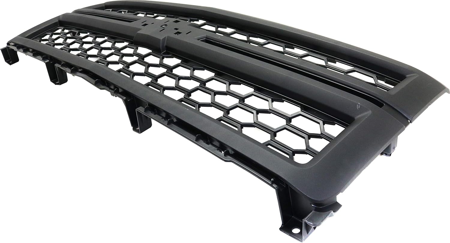 Garage-Pro Grille Assembly Compatible with CHEVROLET SILVERADO 1500 2014-2017 Textured Black (LS/WT 2014-2017) Models
