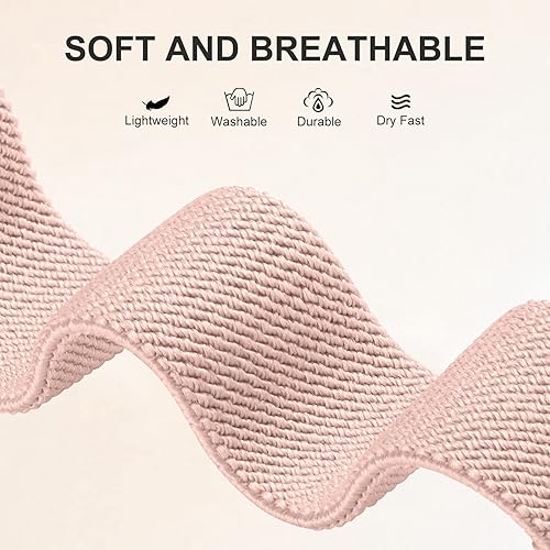 Vista 3 de Maledan Paquete de 10 bandas elásticas Solo Loop compatibles con Apple Watch de 40 mm, 38 mm, 41 mm, 42 mm, 44 mm, 45 mm, 46 mm, 49 mm, para mujeres