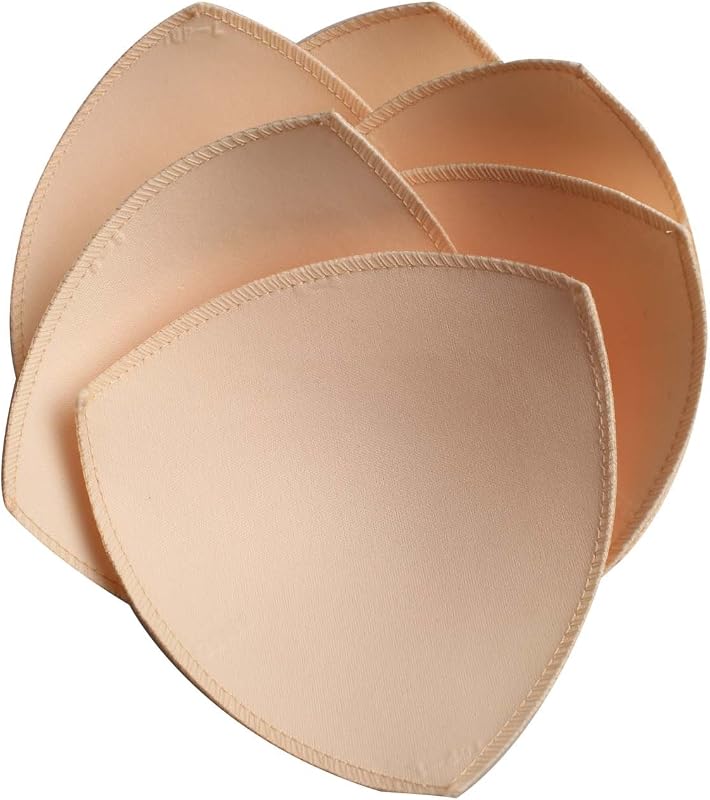 Bra Pads Inserts, Removable Sports Bra Inserts Bra Cups Inserts Padded Bra Inserts for Women's Bikini Top Swimsuit