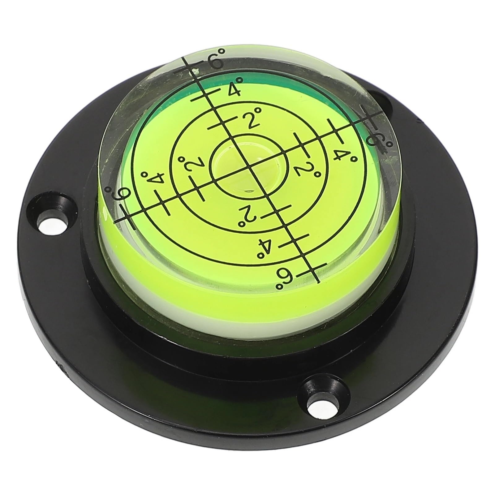 1 niveau à bulle compact avec base, instrument de mesure portable de haute précision for le bricolage, la photographie et le nivellement de camping-cars.