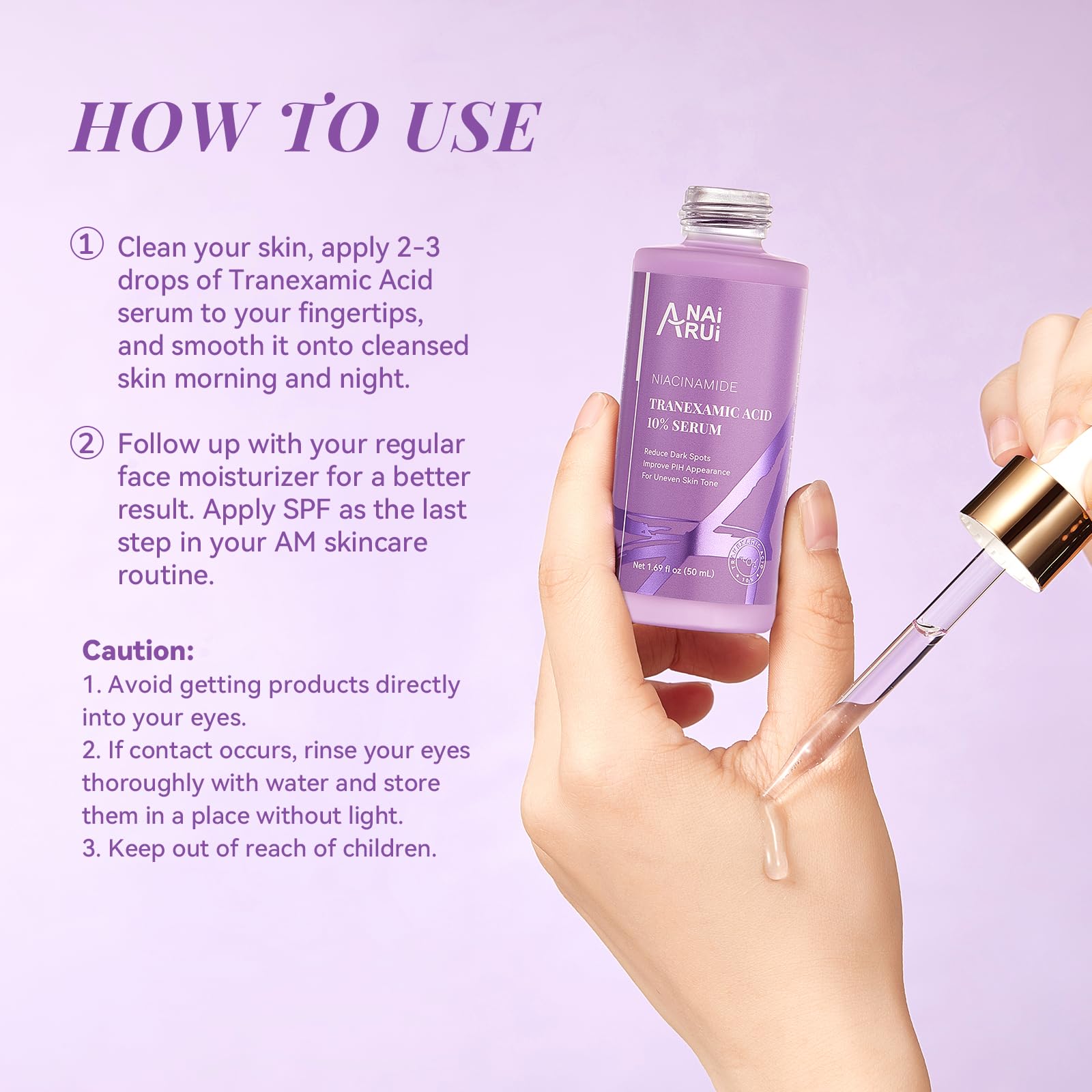 Amazon.com: ANAI RUI 10% Tranexamic Acid Serum with Niacinamide