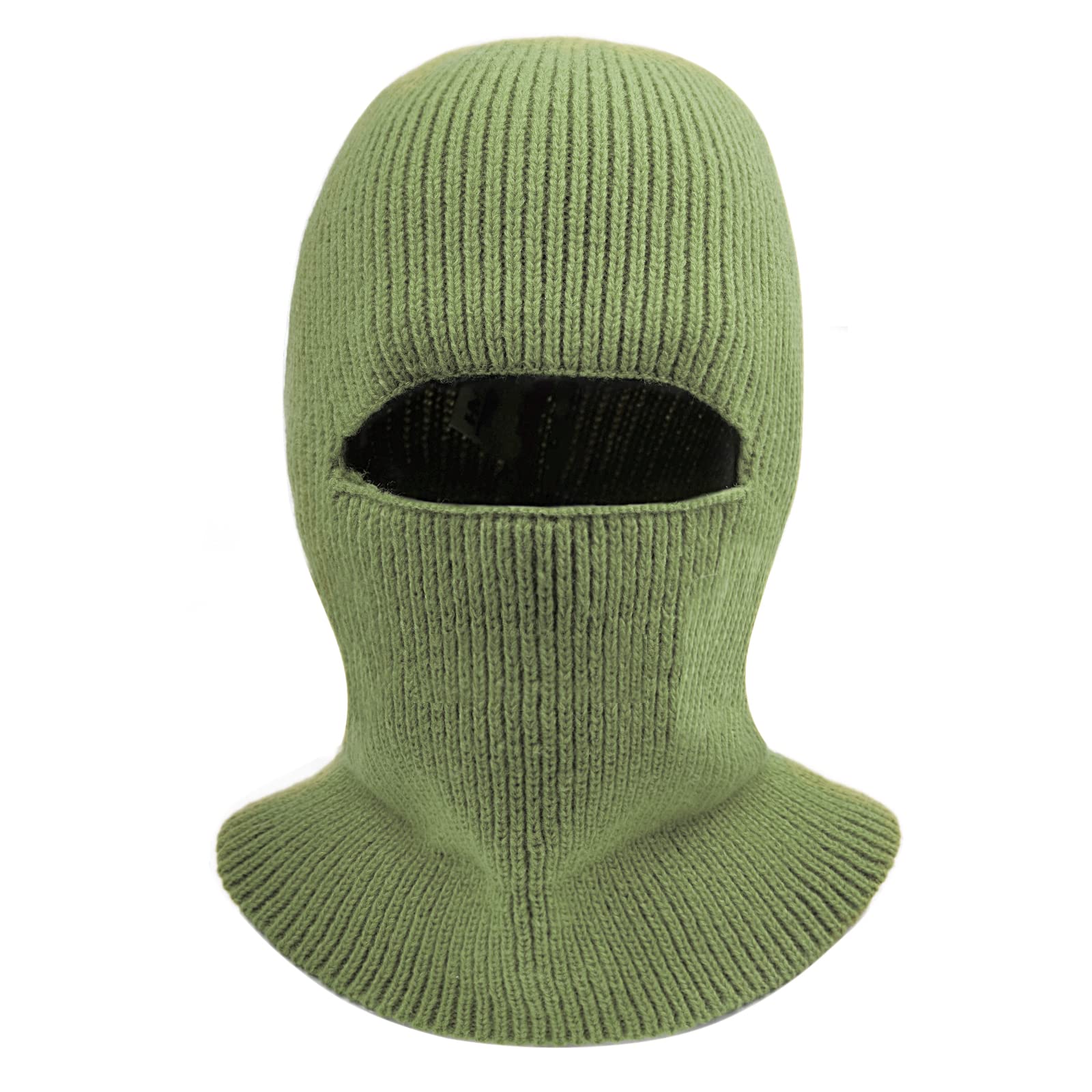 CLAPE Balaclava Ski Mask Warm Face Mask for Cold Weather Balaclava Knitted Cap Mens 2-in-1 Hat Snow Mask Neck Warmer Hood