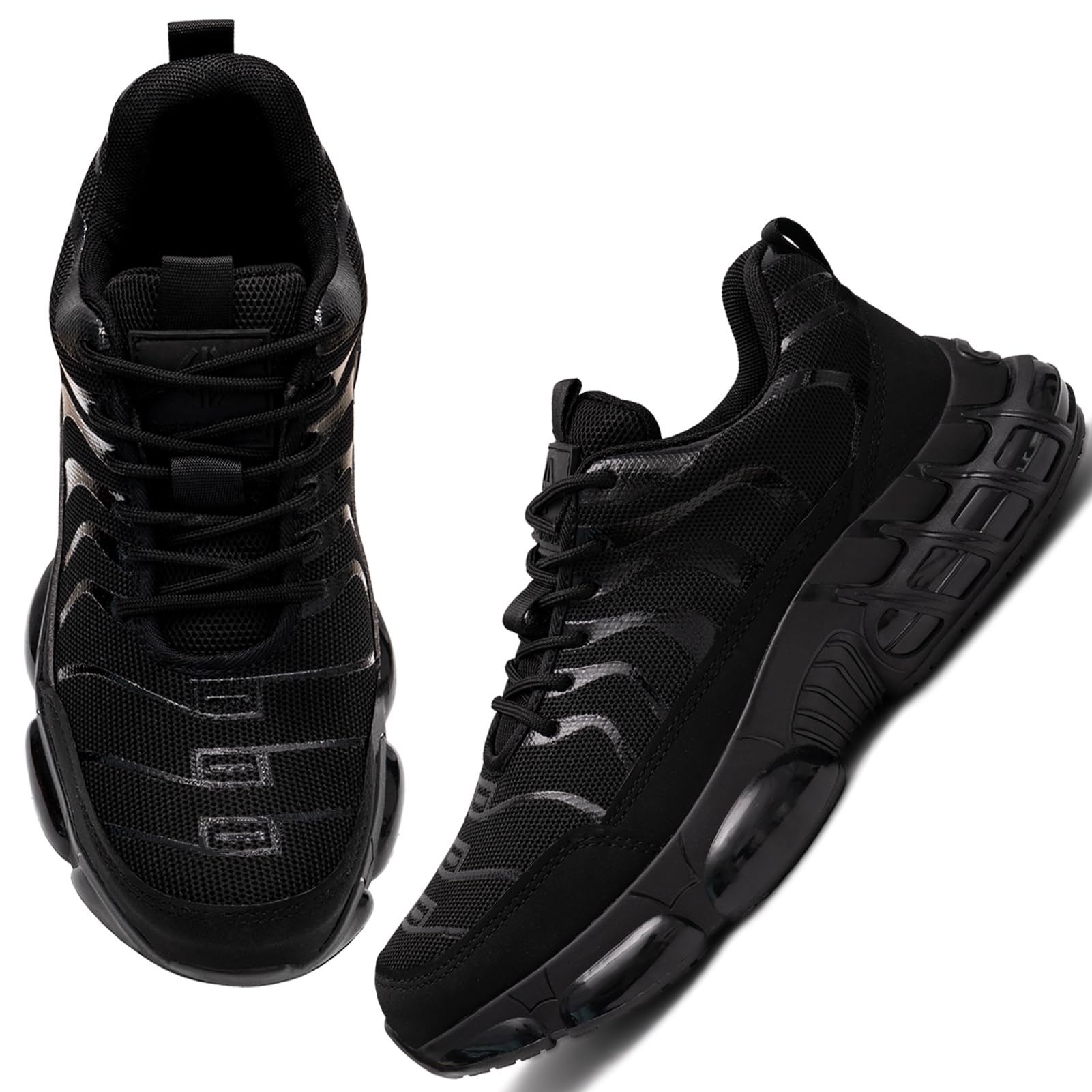 HogentSteel Toe Shoes for Men Women Work Sneakers Safety Shoes Indestructible Comfortable Lightweight Breathable Safety Puncture Proof Shoes for Constructions