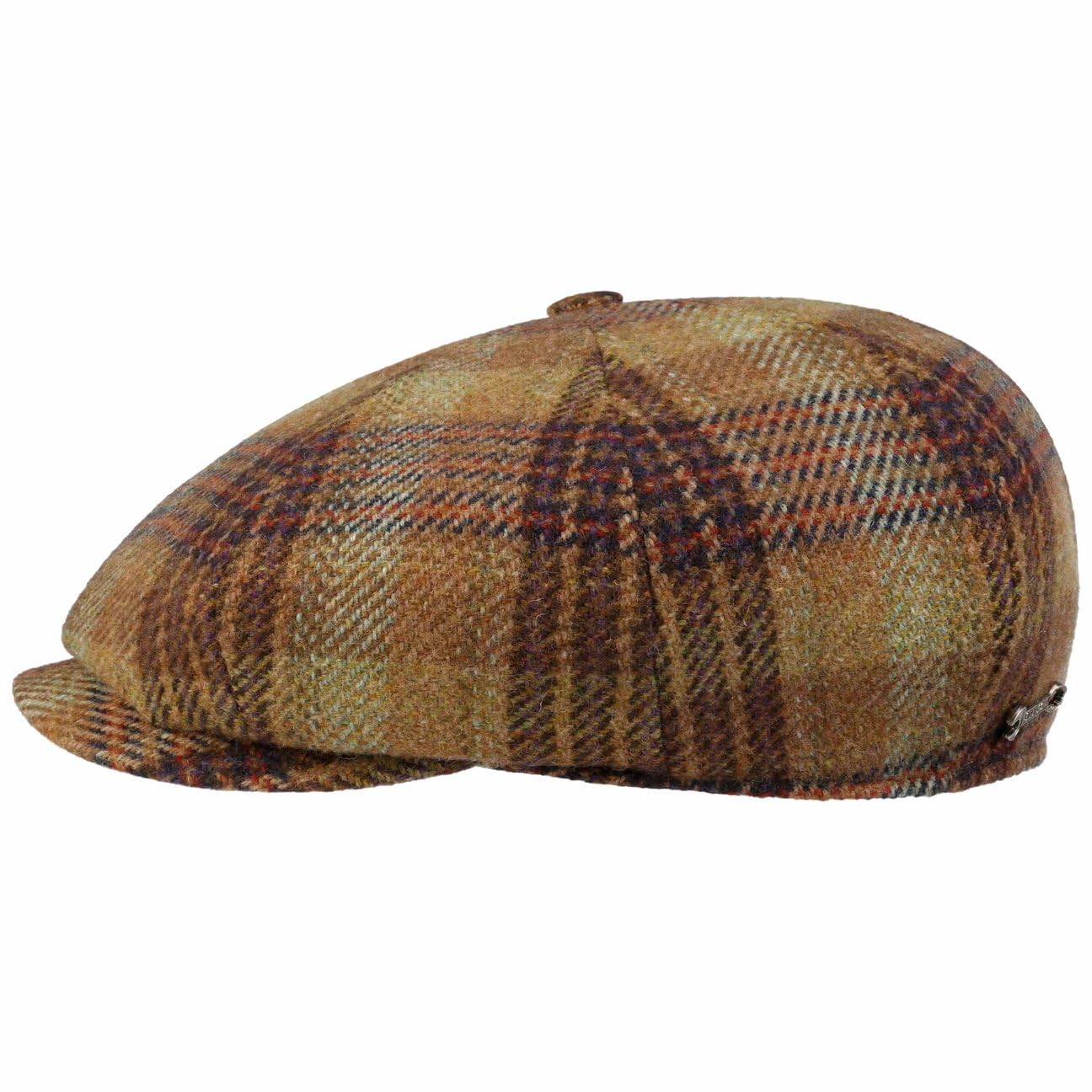 Stetson 8-panelowa wełniana czapka z daszkiem męska czapka balonowa - Made in The EU z daszkiem, na jesień, zimę, jesień, zimę, rozm. M (56-57 cm), brązowa