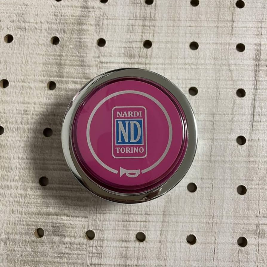 Amazon.co.jp: ステアリングホーンボタン ピンク NARDI ナルディ