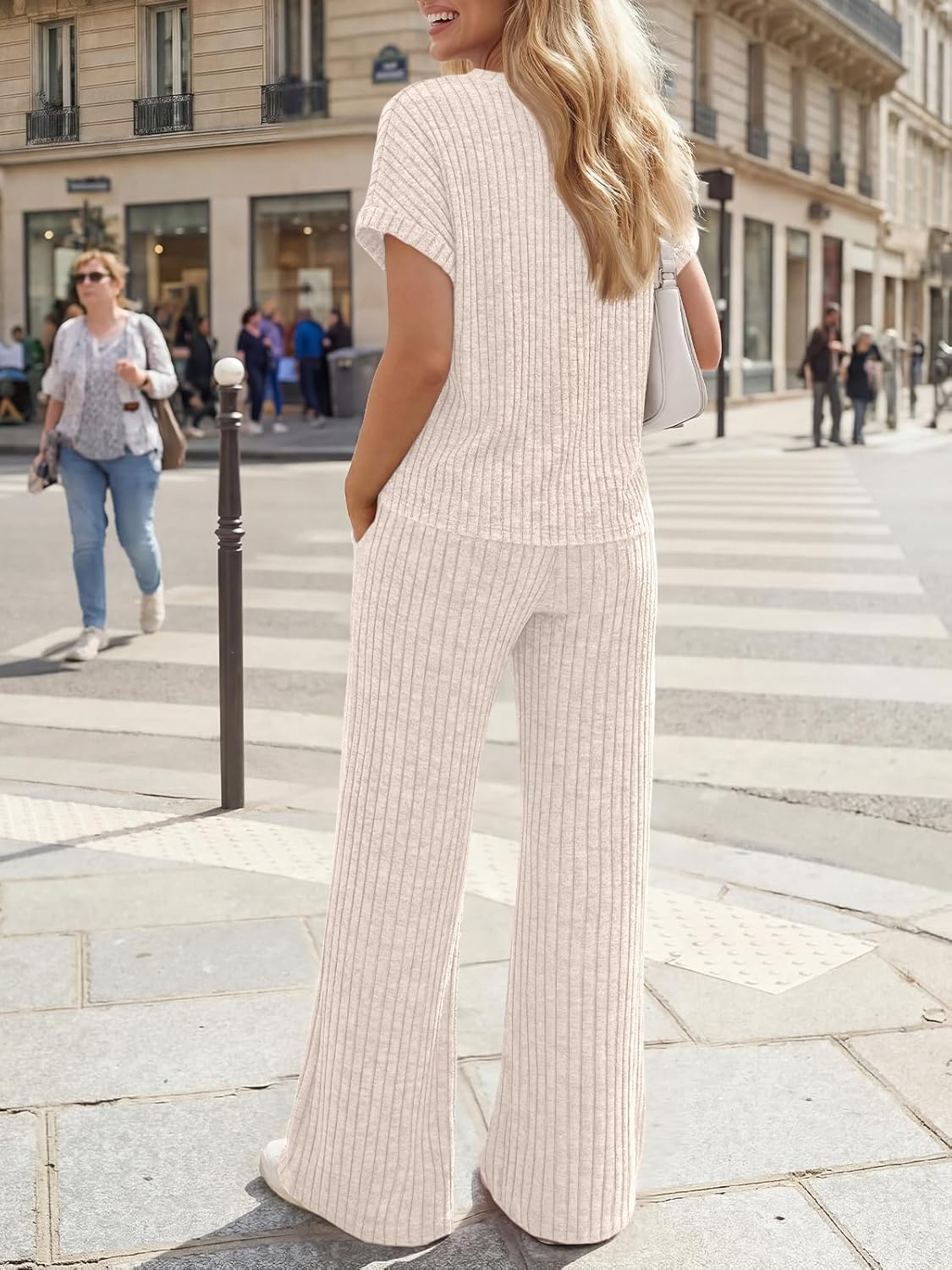 LILLUSORY Womens 2 Piece Lounge Sets 2026 Summer Vacation Outfits Airport Travel Resort Wear Beach Matching Spring Sweatsuit - Image 5