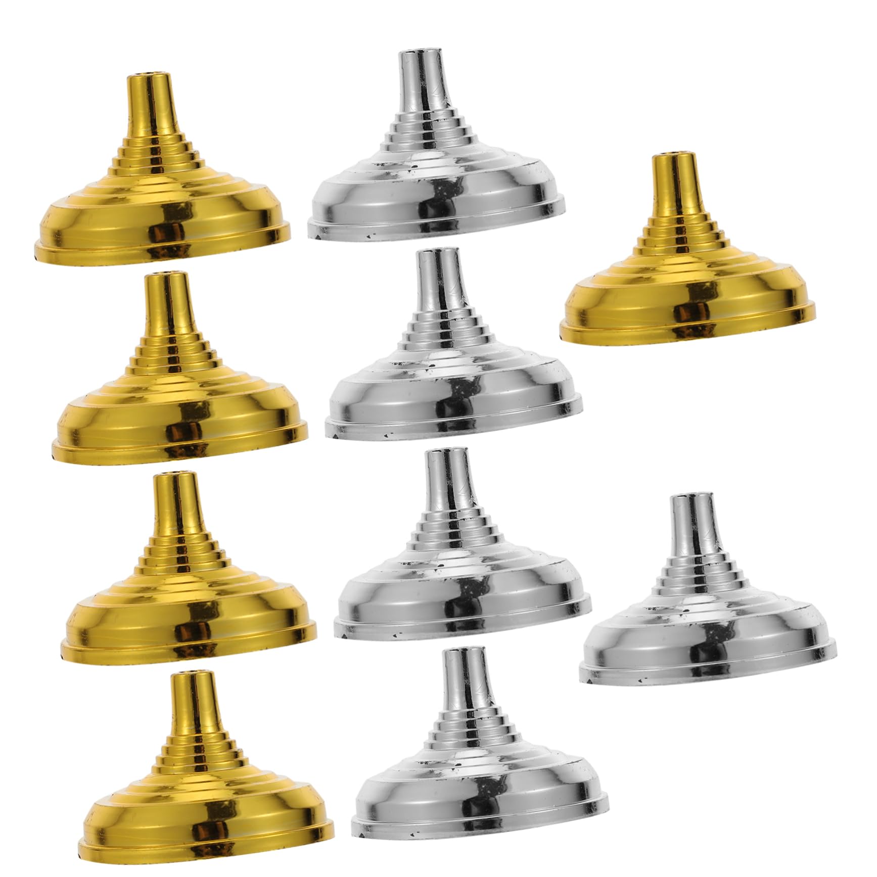 6 Mini Supports De Drapeau Pour Bureau - Base Plastique 3 Trous, Pour Drapeaux Souvenirs, Décorations