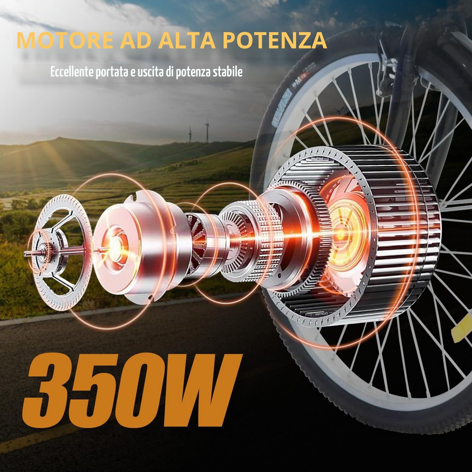 Triciclo elettrico per adulti, 24 pollici, con batteria al litio da 36 V 12 Ah e cestino multifunzione sul sedile posteriore, carico massimo 150 kg, pedalata assistita e motore elettrico. (white)