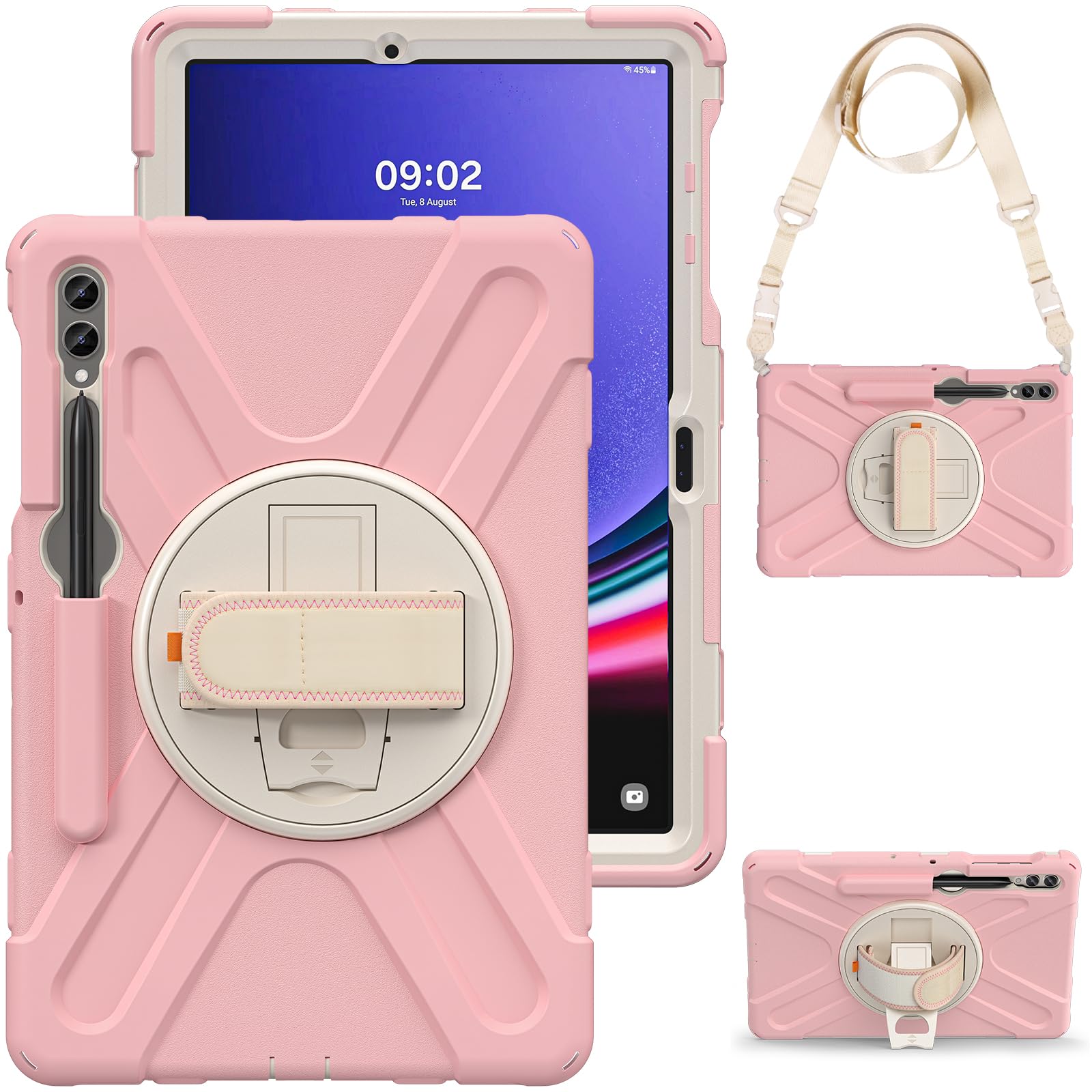 Galaxy Tab S9 FE+ 5G/SCT22　カバー他 Amazon.co.jp: Aokil Galaxy Tab S9+/S9 Plus ケース Galaxy Tab S9