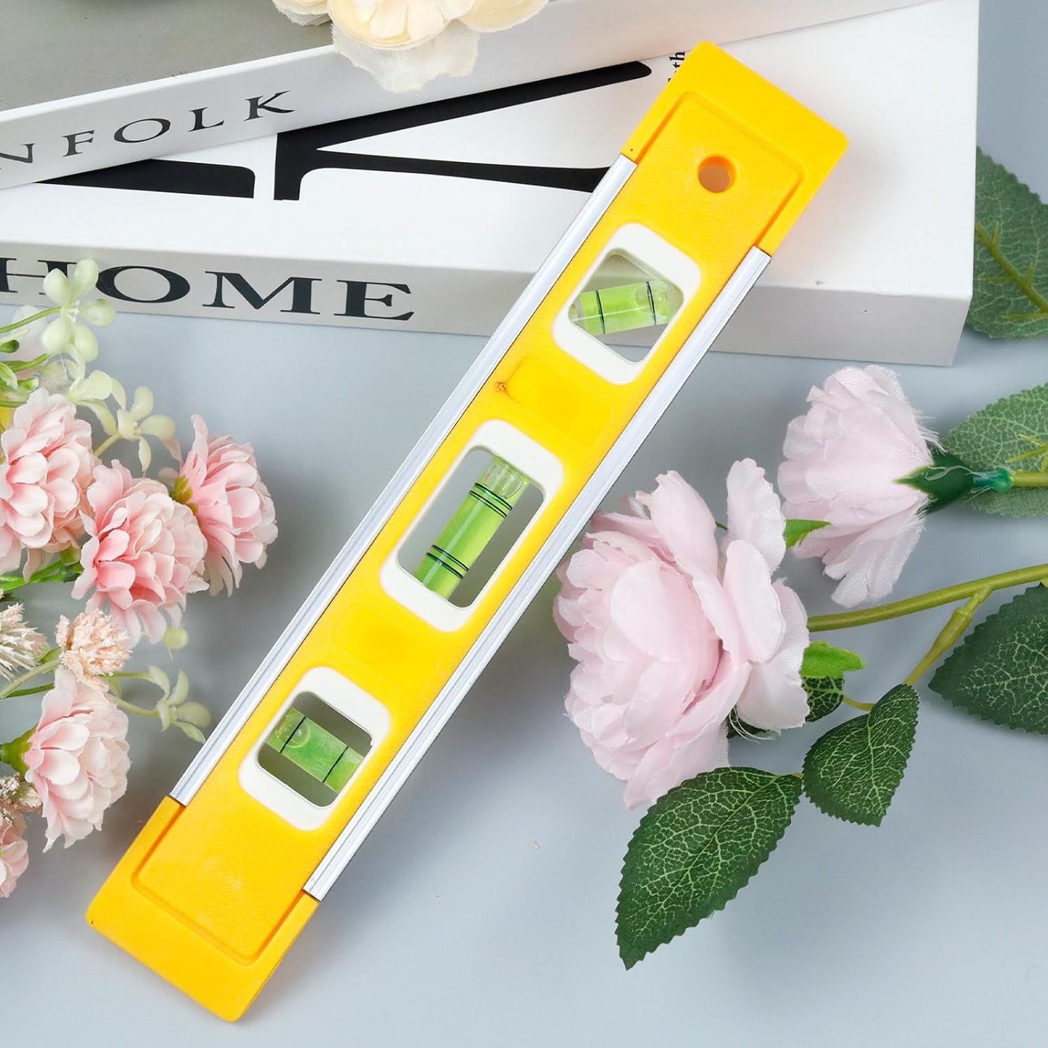 Magnetic Torpedo Level – Heavy-Duty Spirit Level Tool with Strong Magnets, Durable Construction for Professional Use & Home, 3 Bubble Vials for Horizontal, Vertical & 45° Angles