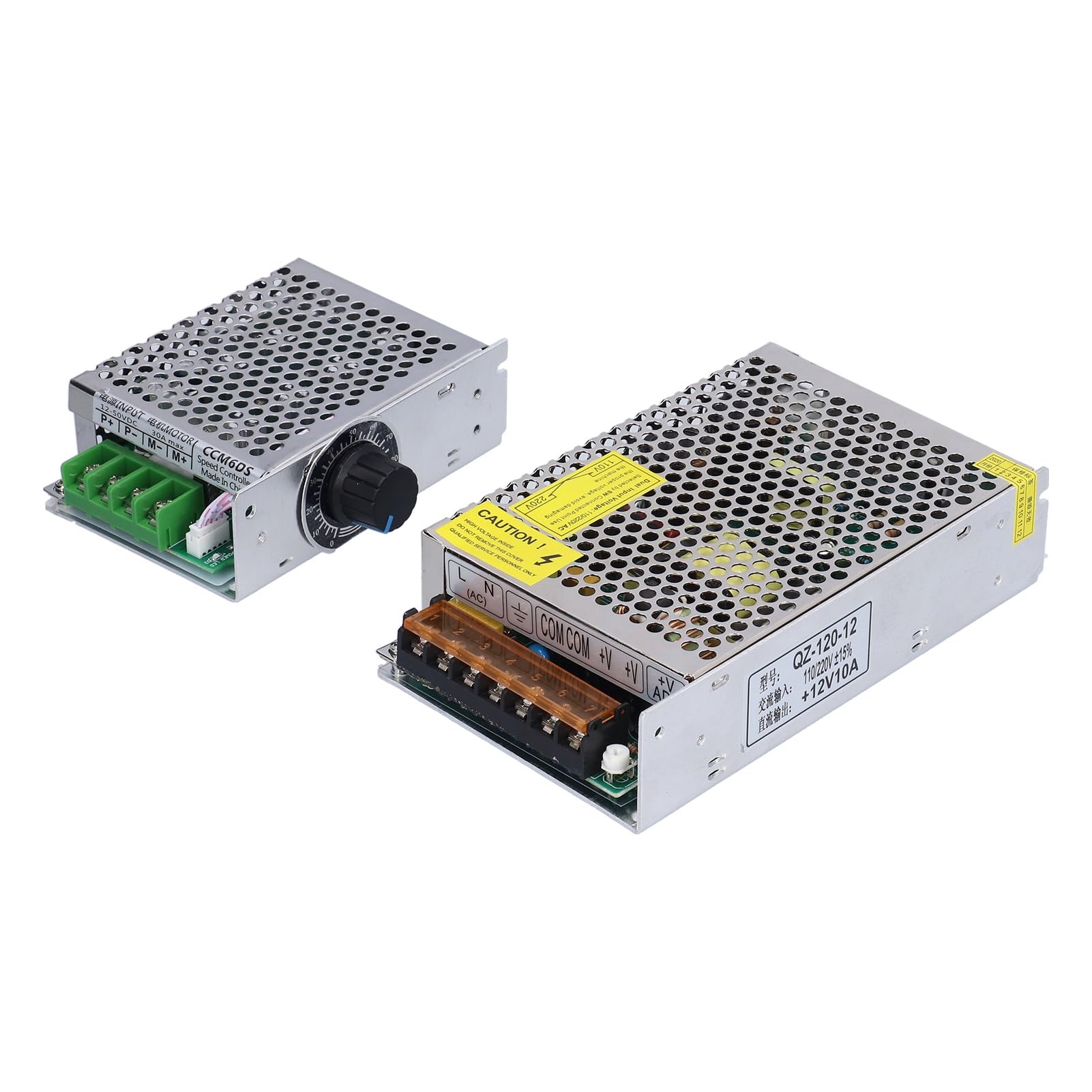 Motorreductor de Engranajes de 12V CC 90W, CW CCW 10-600 RPM (50K)