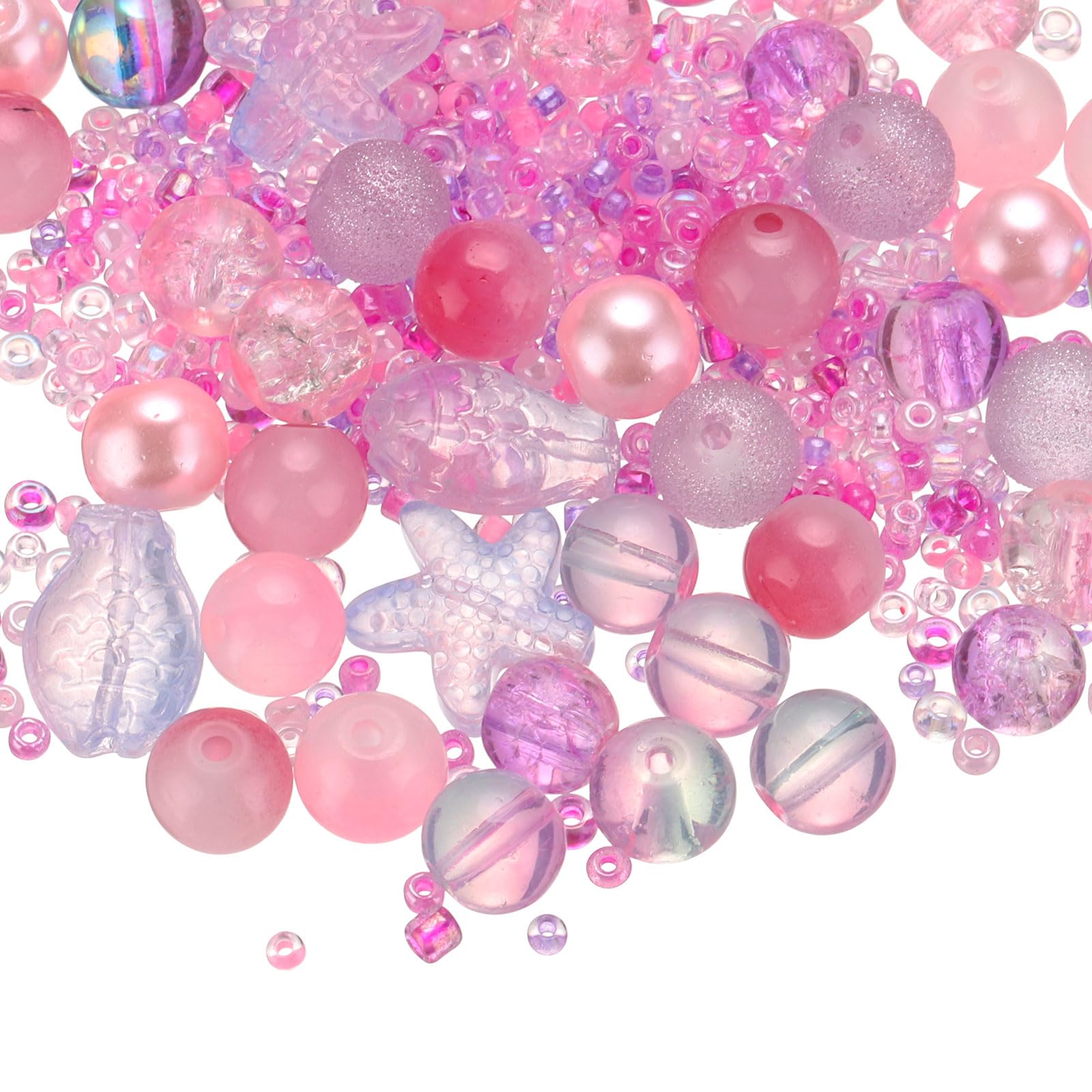 PATIKIL 2-8mm Assorted Glass Resin Beads