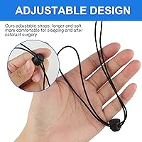 Vista 6 de 50 protectores faciales desechables para la ducha, 2 protectores de ojos de ducha, parche impermeable para ojos, protector facial transparente