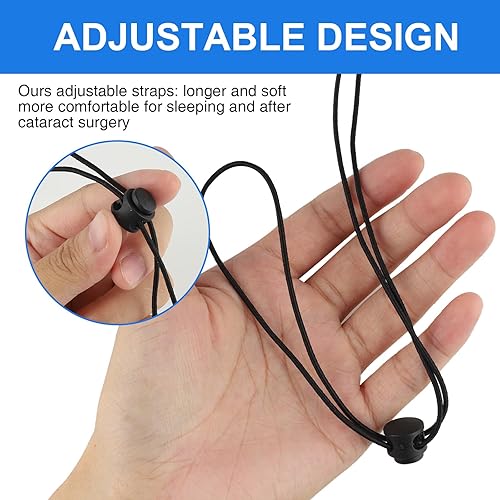 Miniatura 6 de 50 protectores faciales desechables para la ducha, 2 protectores de ojos de ducha, parche impermeable para ojos, protector facial transparente para