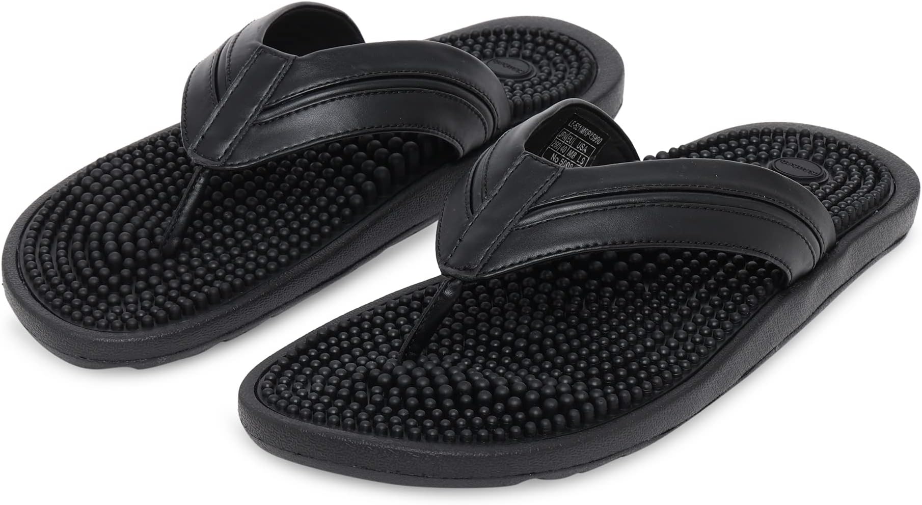 Kenkohtraditional Japanese therapeutic sandals with massaging footbed - stimulate feet pressure points for natural wellness - for men & women