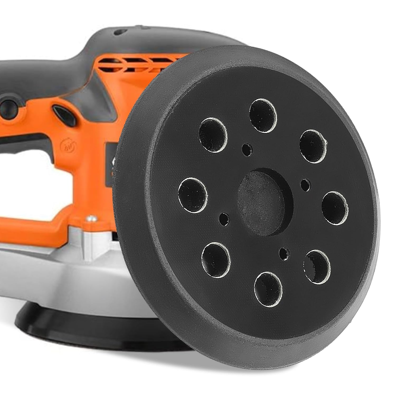 5 Inch 8 Hole Replacement Sander Pads,Hook and Loop Orbital Pad