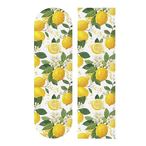 Vista 303 de Abstracto Negro Gris Geométrico Skateboard Grip Tape 33x9inch Papel de lija Longboard Scooter Griptape Diseño antideslizante y anti-desgarro